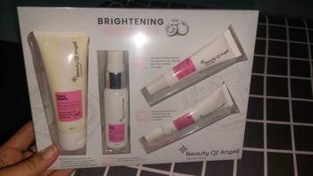 Product Review of Beauty Of Angel White Tomato Series Cream pencerah wajah melembabkan kulit kusam mengandung collagen Mencerahkan Pria Hitam Scrub Perawatan from t**🦋 1