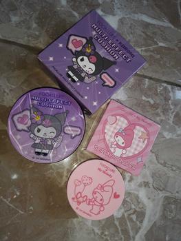 Product Review of [Official] FOCALLURE X Sanrio #CallMeBeauty Bare-skin UV Cushion & Matte Setting Loose Powder 2PCS from 🪼**🦪 1