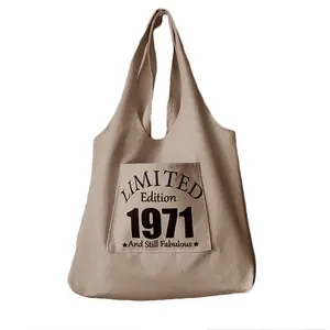 Tas Totebag Wanita Tas Kuliah Aesthetic Bisa COD Totebag Kain Kanvas Canvas