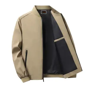 Jaket Pria Bomber Anti Air Korea Blazer Ziper Karet