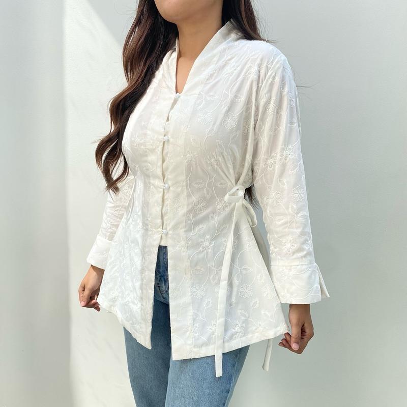 Rania Blouse Kutu Baru Kebaya modern Blouse kondangan Kebaya