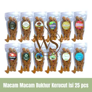 Bukhur kerucut Nusantara 25 pcs pengharum ruangan khas timur Tengah