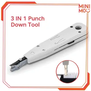 Tang Crone / Tang Krone LSA Penghubung Kabel Impact and Punch Down Tool Pemotong Kabel Insertion Tool LSA