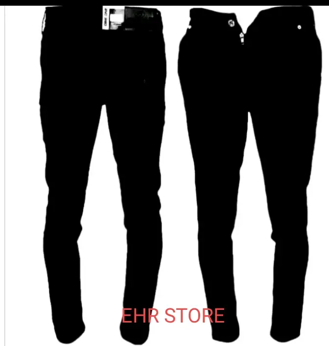 Celana Jeans Panjang Pria Skinny Hitam - Model Terbaru - Fit