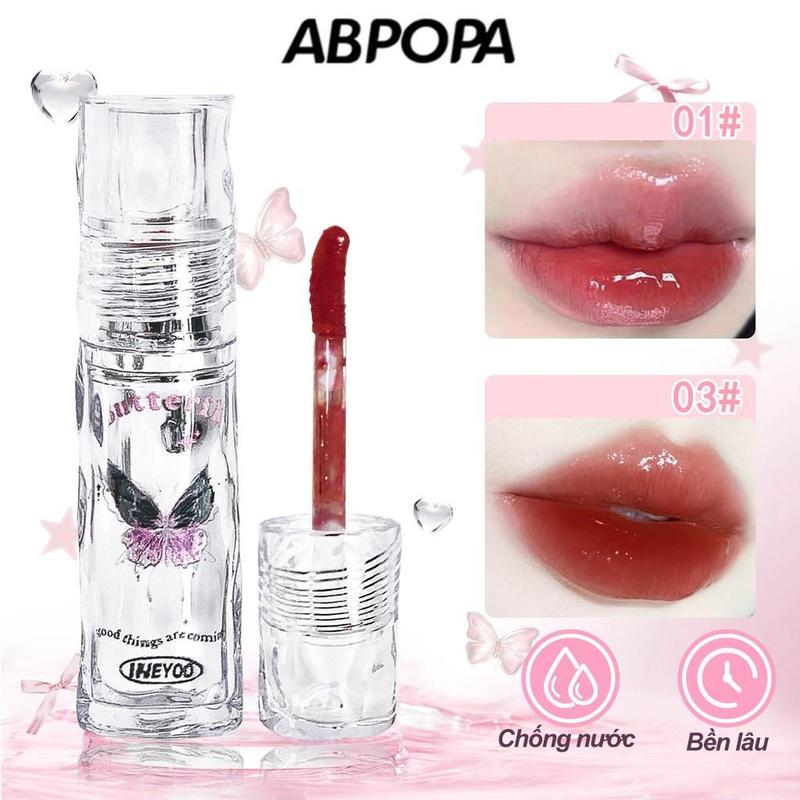  Son Bóng Bóng Nước Kính Cường Lực Ineyoo Dưỡng Ẩm Lâu Trôi Cosmetic Mỹ Phẩm 2,6 gram 