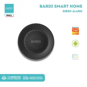 BARDI Smart Siren Alarm - Alarm Pendeteksi Otomatis Pintar WiFi IoT Automation Home