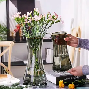 Vas Bunga Kaca Estetik Vintage Glass Flower Vase Aesthetic