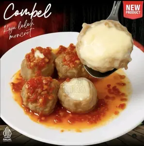 Bakso aci urat combel keju leleh maknyoss