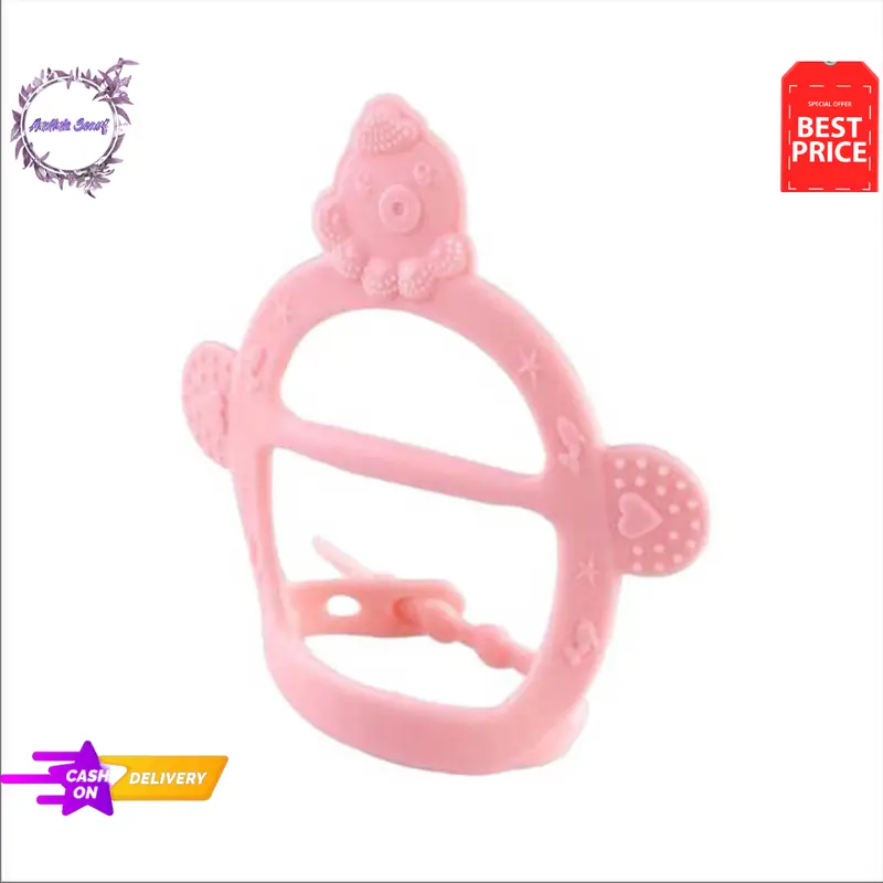 Gigitan Bayi Bpa Free Mainan Gigit Bayi Teether Silikon Lembut 0 sampai 6 bulan 8