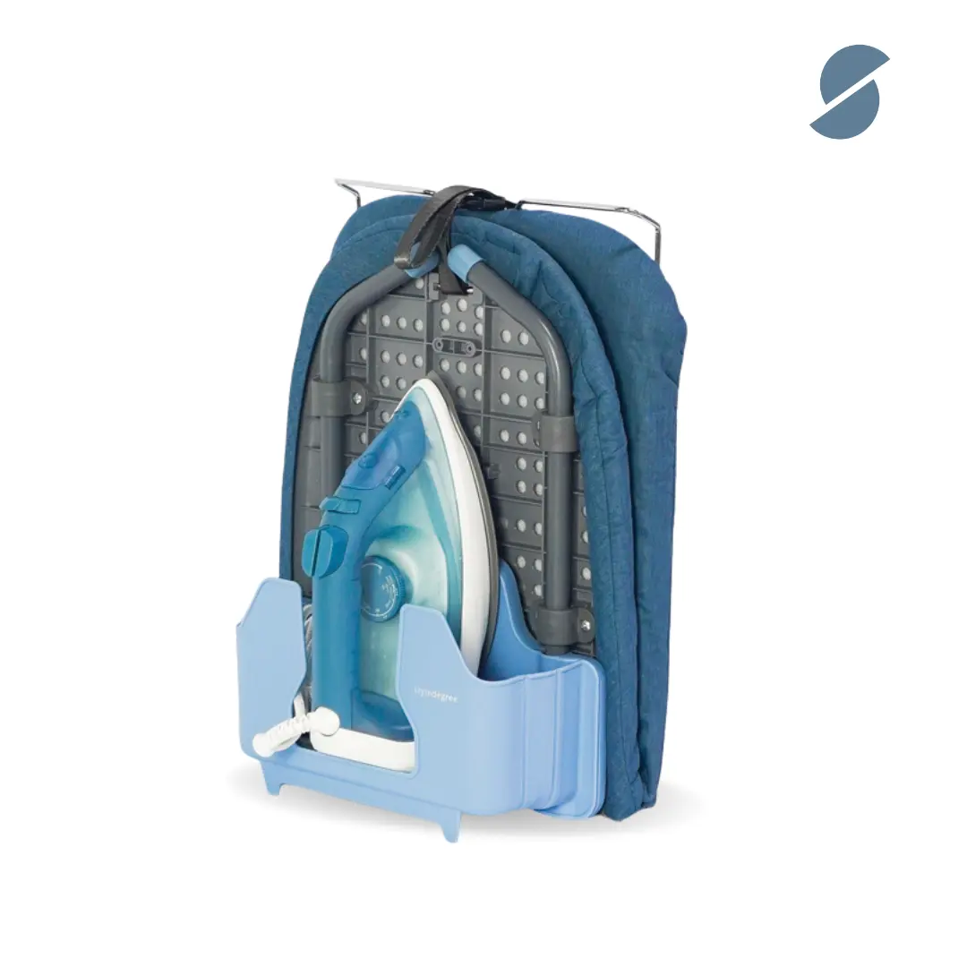 SmoothGlide Foldable Ironing Board | Comes with Cover Accessory | Space-Saving Comes with Wall Mount for Hanging