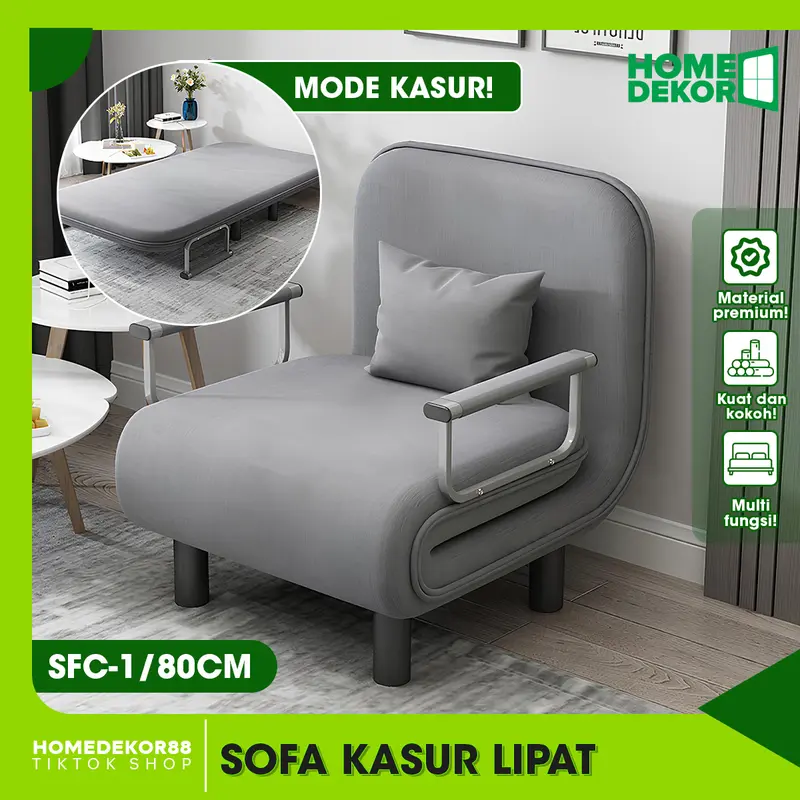 HOMEDEKOR Sofa Kasur Lipat Yang Praktis Dan Nyaman Untuk Tidur Duduk 0