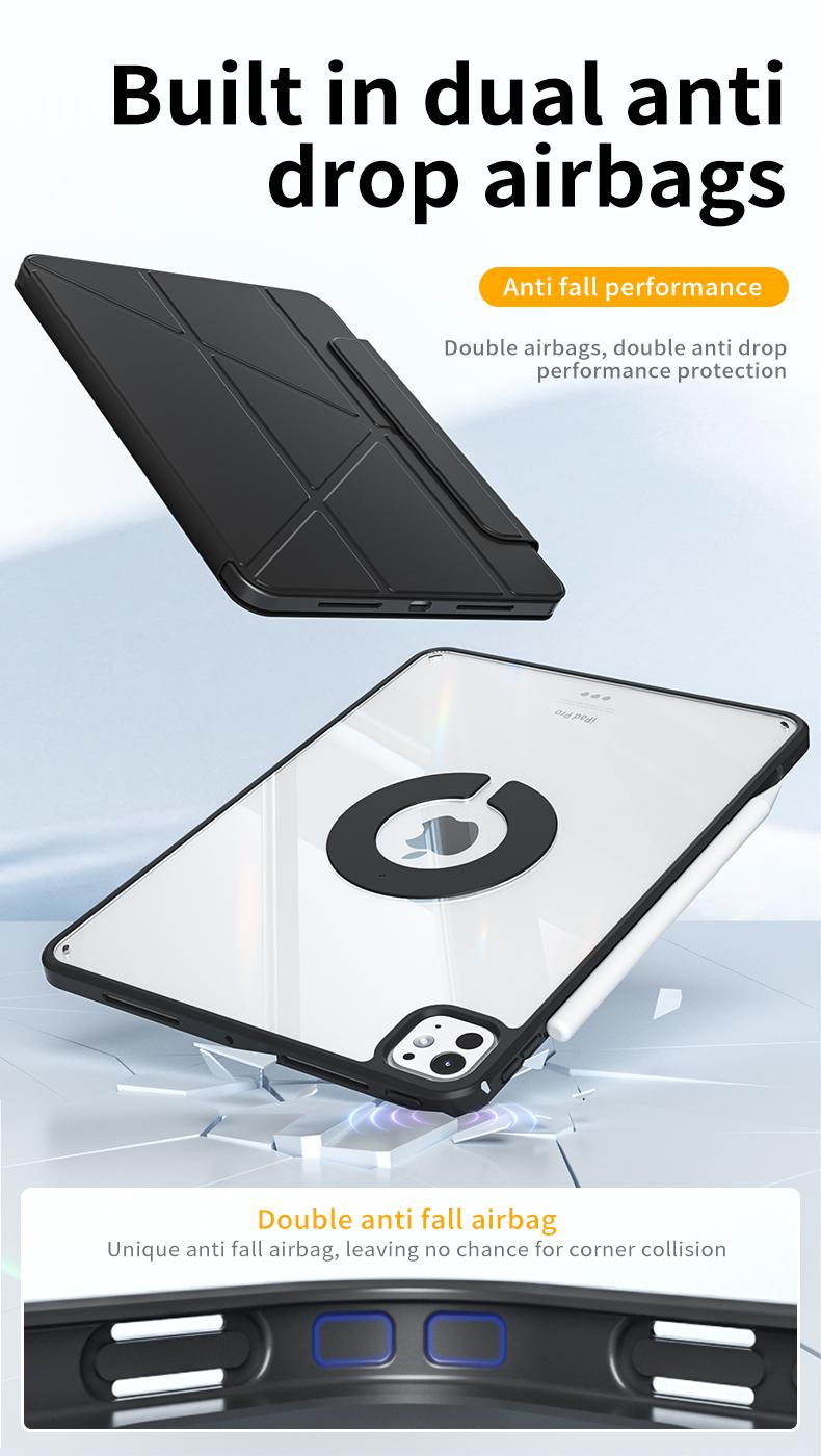 Product Introduction of RBP Ốp iPad Case 2 trong 1chống sốc for iPad Thế Hệ Thứ 11 iPad Thế Hệ Thứ 10  iPad 2024 Air 6th 7th 13 Inch 11 inch 2025 Air 4th Air 5th M4 M2 Pro 11 Inch Pro 12.9 inch 2020 2021 2022 2024 iPad 7th 8th 9th gen tablet cover case  Quà gift 20