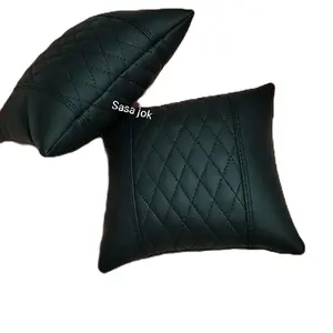 Bantal mobil,bantal rumah,bantal santai bantal serbaguna,bahan kulit sintetis premium.1 pcs