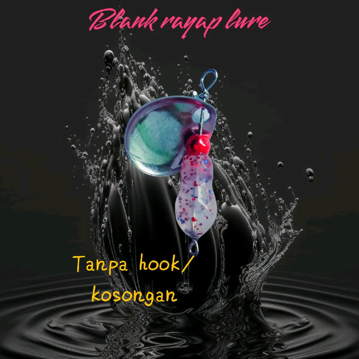 Umpan blank rayap lure rainbow tanpa kail/lure ini bisa kalian aplikasikan dgn single hook maupun double hook sesuai keinginan anda..