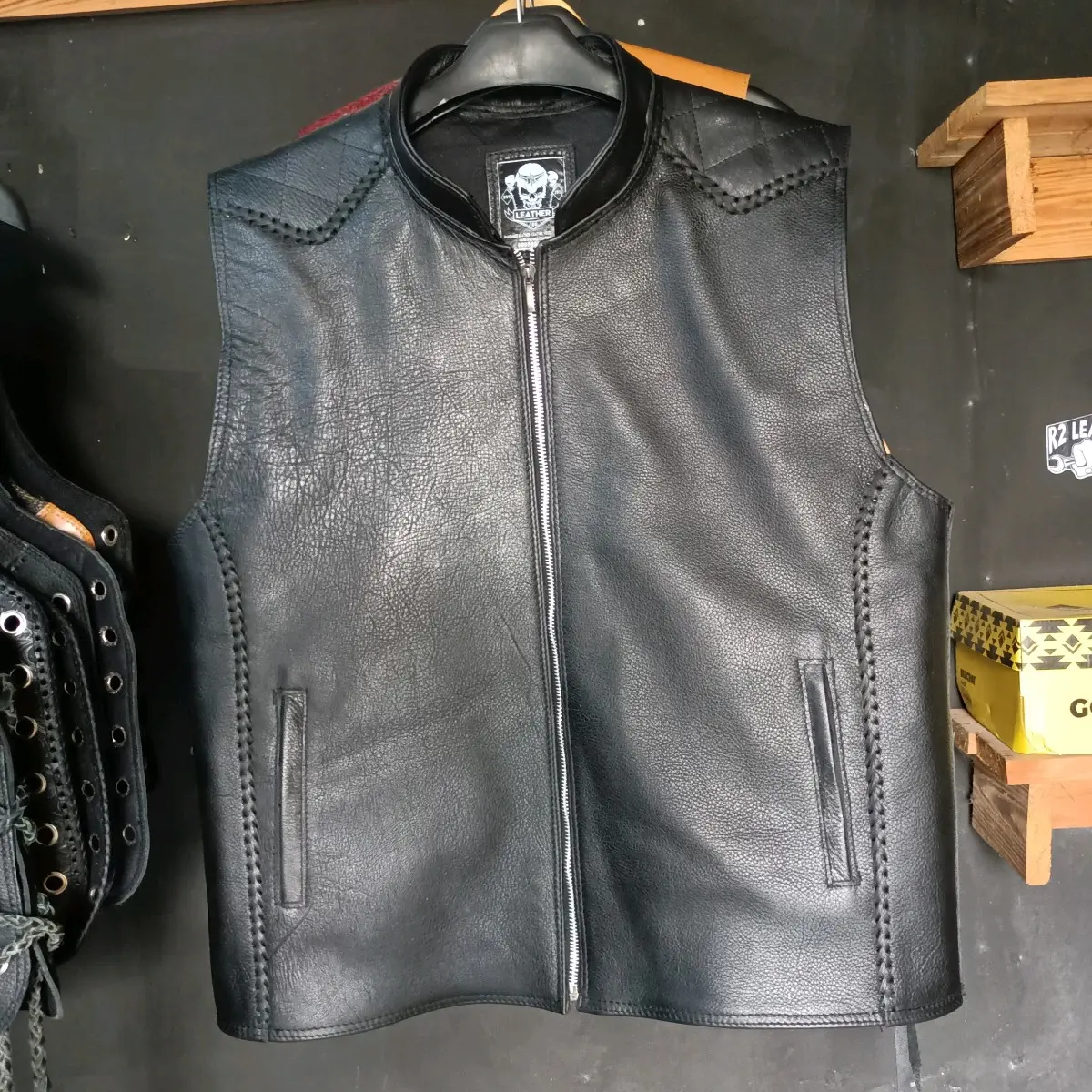 Rompi Kulit Asli SJ-01 • Hitam