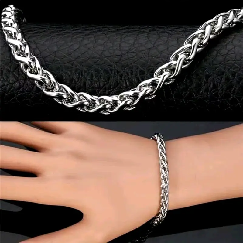 GELANG SISIK NAGA TITANIUM ANTIKARAT DAN ANTI PUDAR RPIA DAN WANITA Bracelets 1