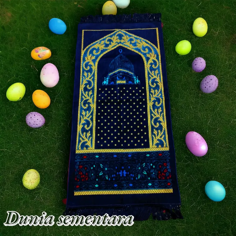 Sajadah Nurtex Spigel Midi Turkey  55 x 105 cm muslim Turki Motif Umroh Traveling Haji Lembut Nyaman 7
