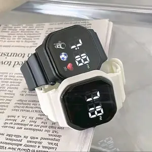 JAM TANGAN ANAK CEWEK  COWOK REMAJA LED DIGITAL RUBBER PREMIUM KEKINIAN