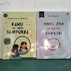 PAKET 2 BUKU MOTIVASI / KAMU TAK HARUS SEMPURNA / NANTI JUGA SEMBUH SENDIRI
