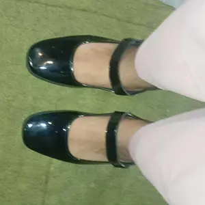 SEPATU PANTOFEL WANITA PASKIBRA HITAM KILAP Glossy HAK 3 Cm Sepatu Sekolah