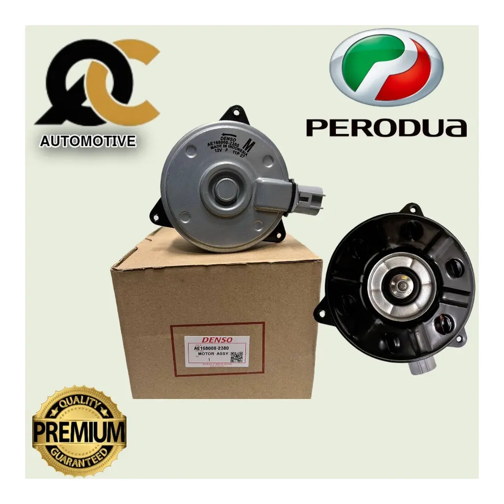 ORIGINAL DENSO Radiator Fan Motor 168000-2380/2410 ( PERODUA MYVI LAGIBEST 2012-2017 TOYOTA AVANZA 2012 6 MONTH WARRANTY