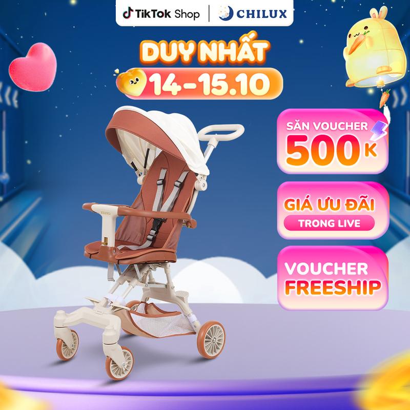Xe đẩy du lịch gấp gọn cho bé Chilux M55 - Thiết kế hiện đại, tiện lợi, dễ dàng mang theo