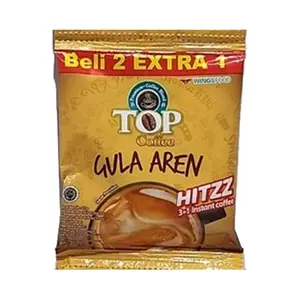 15 sachet TOP Coffee Gula Aren Hitzz 3-1 Instant Coffee Wingslook