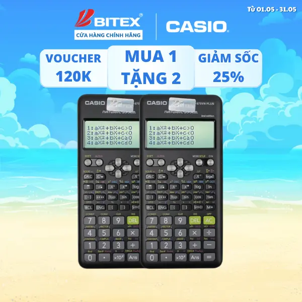 Máy tính Casio Fx-570VN Plus New (2nd Edition)