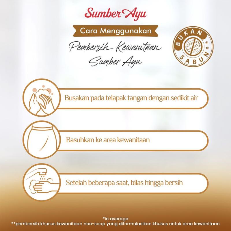 Sumber Ayu 3.5 Feminine Hygiene Wash Manjakani Keset  90ml+20ml Sabun Kewanitaan 3