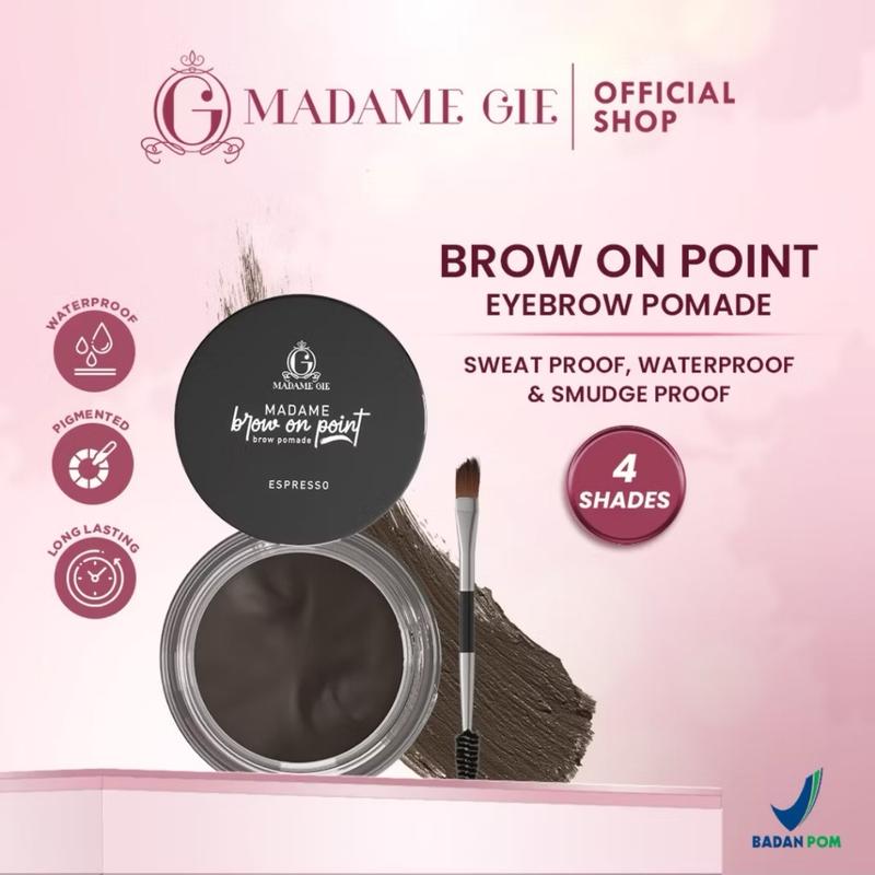 ￼Madame Gie Madame Brow On Point – Make Up Eyebrow Pomade Cream Pensil Alis Waterproof 0