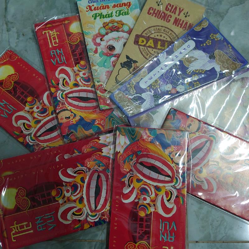 bao lì xì, giấy trơn bóng, nhiều hình đẹp 3