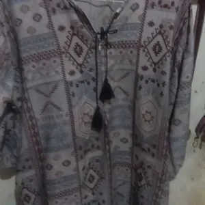 NFSTORE Oneset INARA Baju & Celana Rayon Panjang Tebal Busui Friendly Model Karet Zipper Tali Tesel Motif Gamis Setelan Wanita