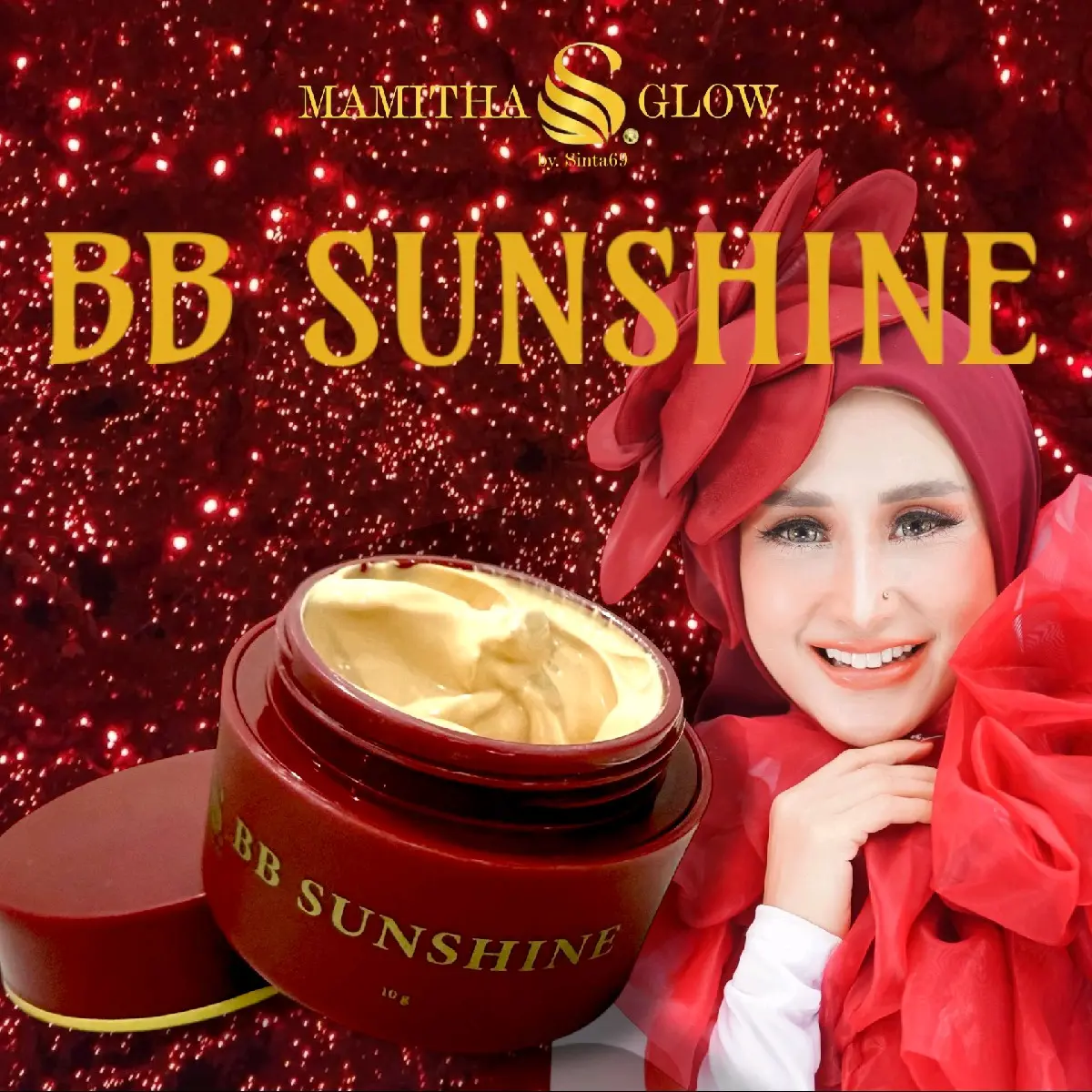 BB SUNSHINE (BB SUNSCREEN) BY MAMITHA GLOW Perawatan Wajah Mencerahkan Glowing