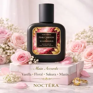 Noctera | Parfum Scandalous x Pink Chiffon Eau de Parfum Sweet Feminine Seductive Pria