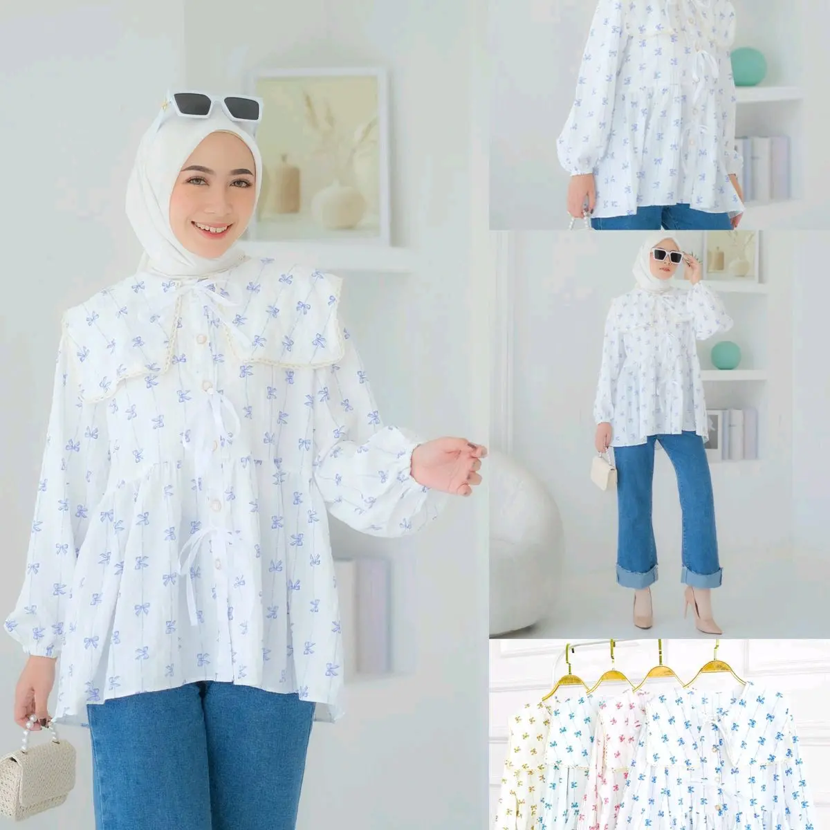 atasan blouse fashion pita wanita cringcle premium/blouse wanita fashion premium