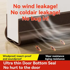 [READY]  Penutup Celah Lubang Bawah Pintu Anti Kecoa Door Seal Strip Mute with Stickers Water Retaining Windproof