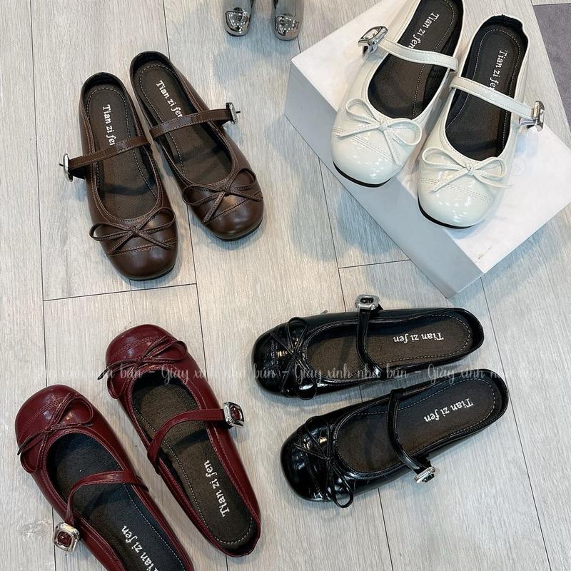 S23 - sục bệt nơ đế dẻo mềm êm xịn shose nữ