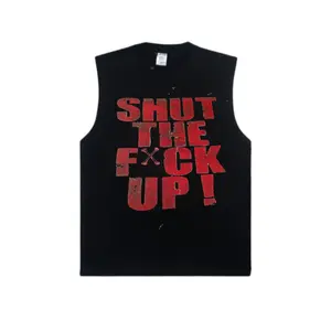 Kaos Singlet Pria Terbaru/Atasan Cowok Dewasa Tanktop Shup The Fck Up