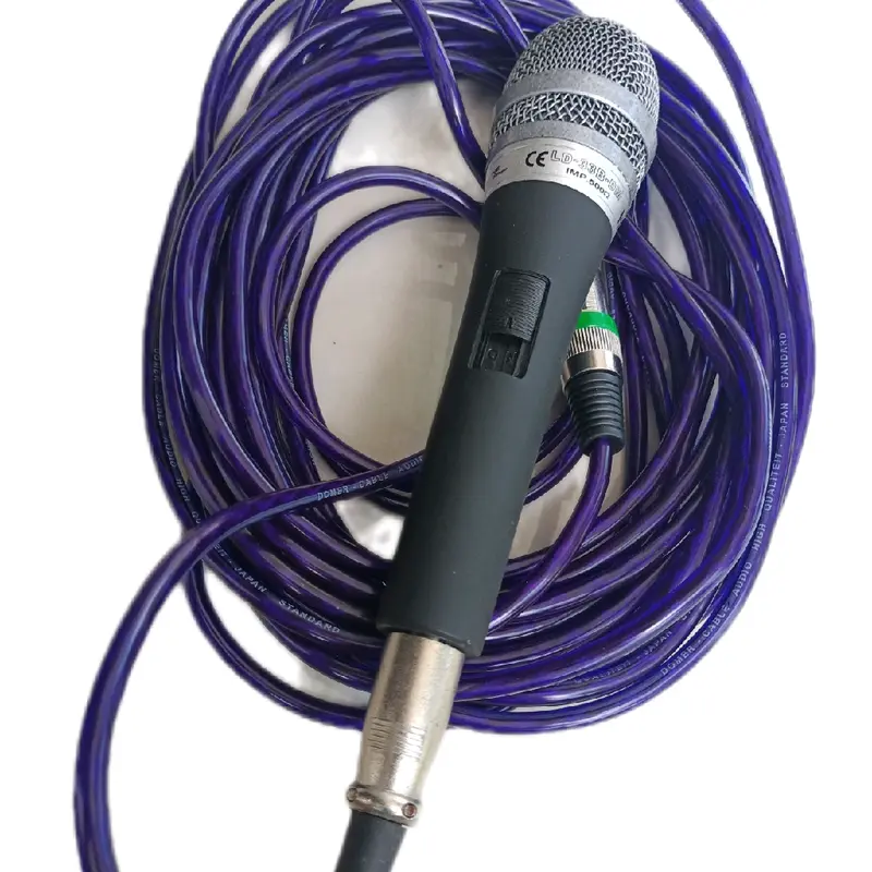 microphone bagus body full besi dan kabel panjang ukuran 10 meter 2