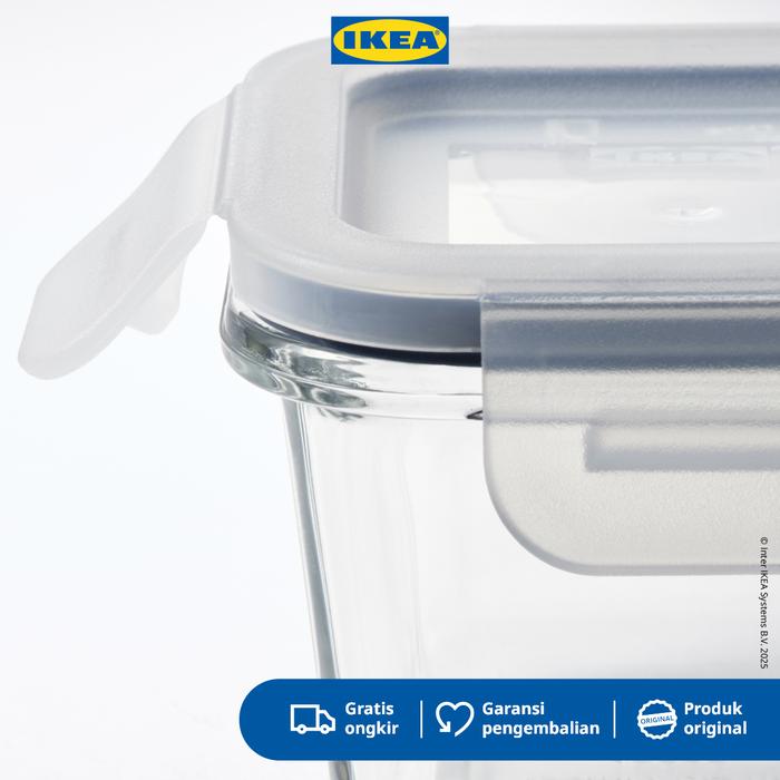 Gambar IKEA 365+ Tempat Makanan 180mL Dengan Tutup Kaca Set Isi 3pcs dari IKEA Indonesia Kota Administrasi Jakarta Timur Tokopedia