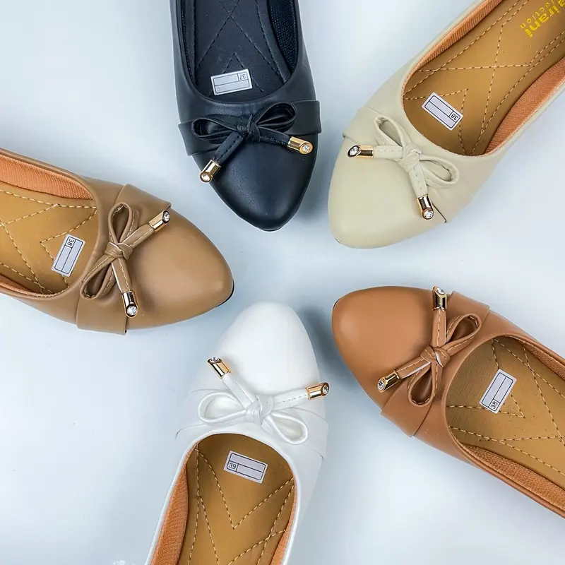 Sepatu Flatshoes Wanita KR07 / Sepatu wanita pita khairani sol Karet 0