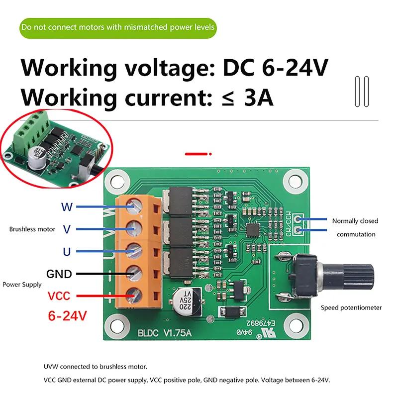 High Quality Dc Brushless Motor Control Board 6V12V24 Volt CD Drive Fan Motor…