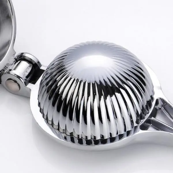 Pemeras Jeruk Manual dari Stainless Steel dan Paduan Seng, Alat Pemeras Lemon, Jeruk, dan Limau Tangan yang Kokoh dengan Desain Kekuatan Tinggi. 7