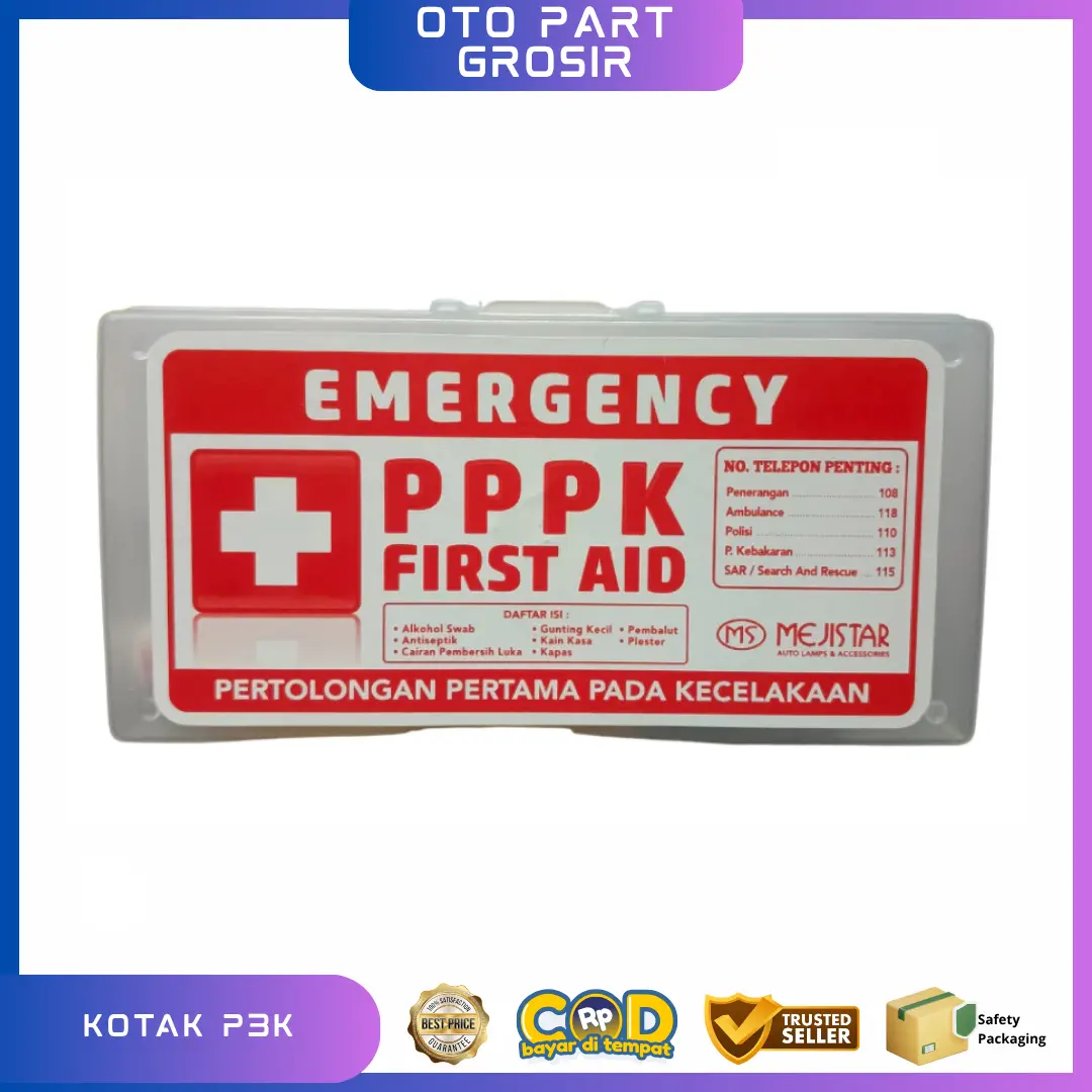 Kotak P3K Bus / First Aid Box Bus Lengkap Standar Keselamatan Penumpang