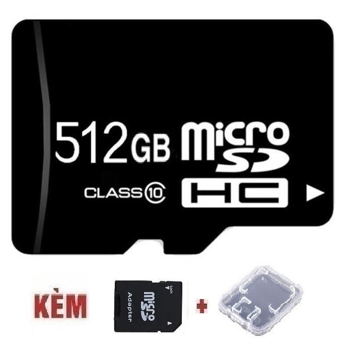 Thẻ nhớ Micro SD tốc độ cao 128GB Và 512GB, cho CAMEDA điện thoại Android, máy…