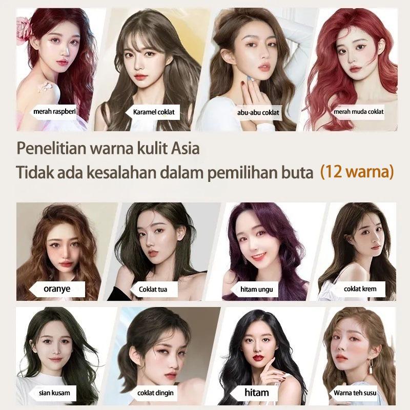 【Tidak perlu pemutih】STYLE FIT cat rambut ash grey*200ml sari tumbuhan murni, tidak memerlukan pemutihan, pewarnaan rambut mudah di rumah (hair color pewarna rambut,cat rambut milk tea,bleaching rambut,milk tea ash hair colormilk tea hair color)