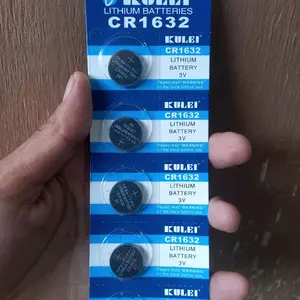 BATERAI ISI 5 PCS- KULEI LITHIUM CR1632 CR lithium  3v baterai jam