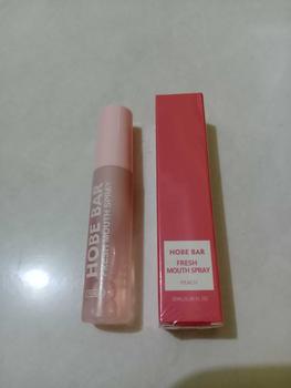Product Review of HOBE BAR Probiotic Oral Spray - Sugar-Free, Alcohol-Free, and Preservative-Free, Peach Mint Flavor for Fresh Breath (20 ml) hobe  bar pewangi mulut semprot mouth spray parfum  mulut Liquid from D**a 1