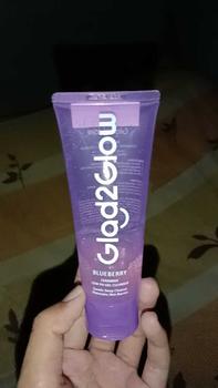 Product Review of Glad2Glow bundle 3in1 Peeling Solotiom Exfoliathing +Moizturizer Blueberry + Facial Cleanser Blueberry Mencerahkan Extract Niacinamide Pha Mengencangkan Wajah g2g from a**s 0