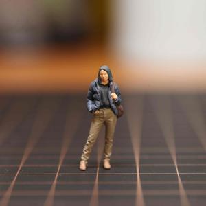 Túi Cô Gái, Mô Hình Tỷ Lệ 11 / 64, 1 / 87, 1 / 43, Chất Liệu Resin, Thích Hợp Cho Các Diecast Dioramas, Bộ Sưu Tập Thu Nhỏ, 010